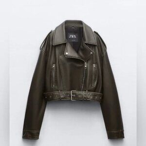 Zara Faux Leather Jacket